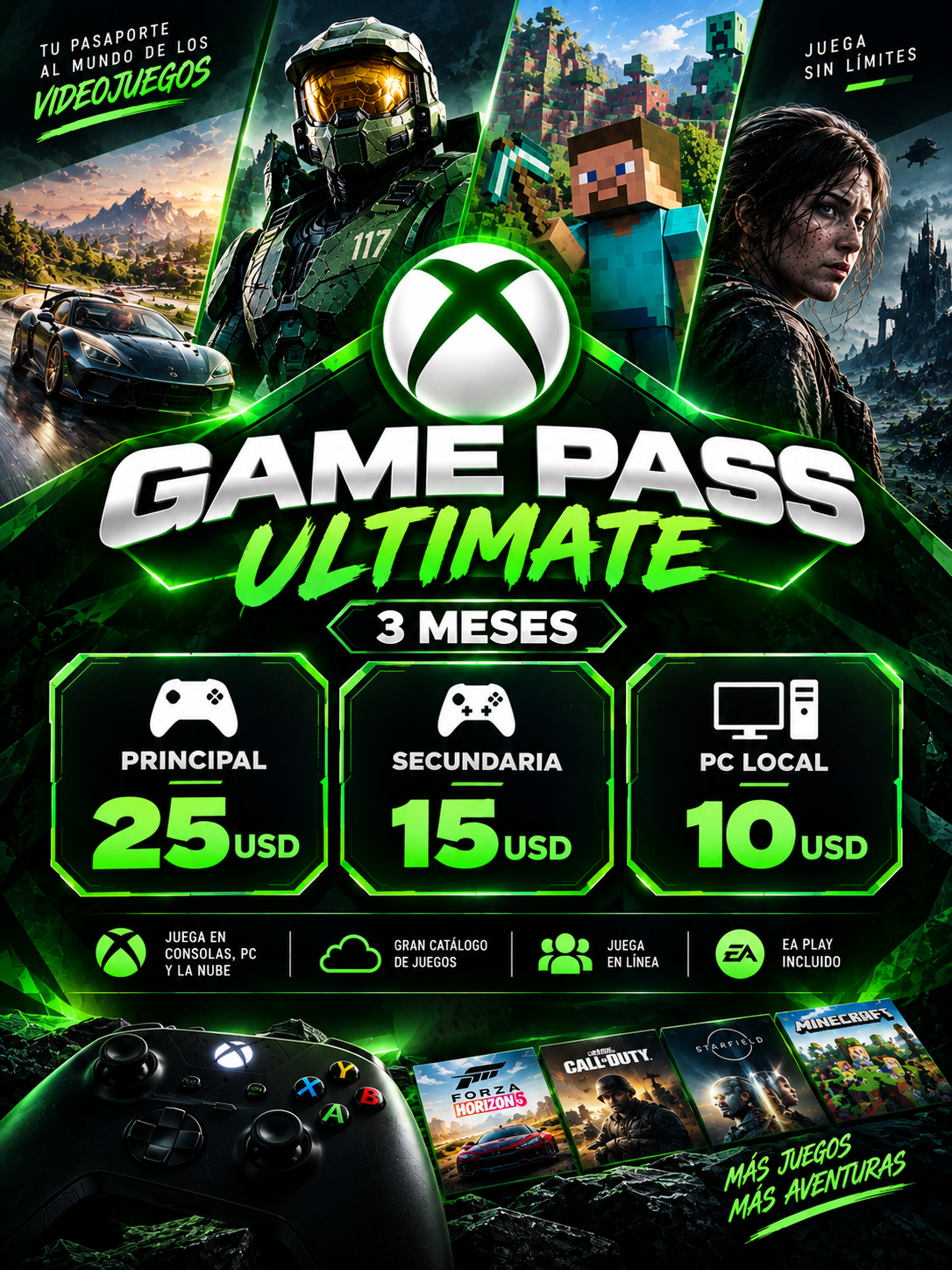 Gamepass Ultimate 3 Meses